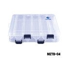 AQUA MARINE - Double Sided Fishing Tackle Box - 10 Compartments